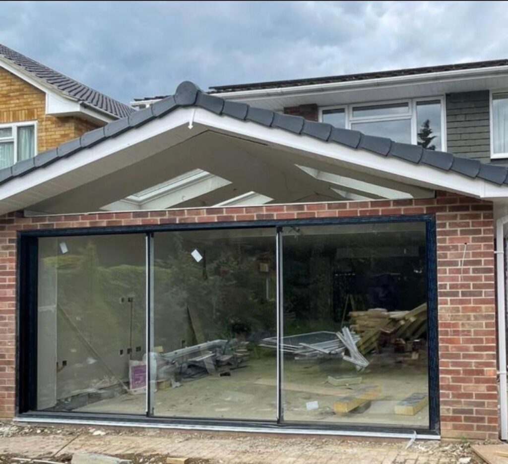 Zeenee Aluminium glazing installation, West London