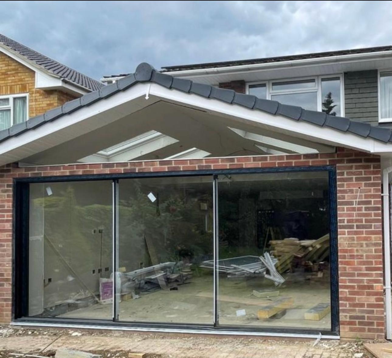 Zeenee Aluminium glazing installation, West London